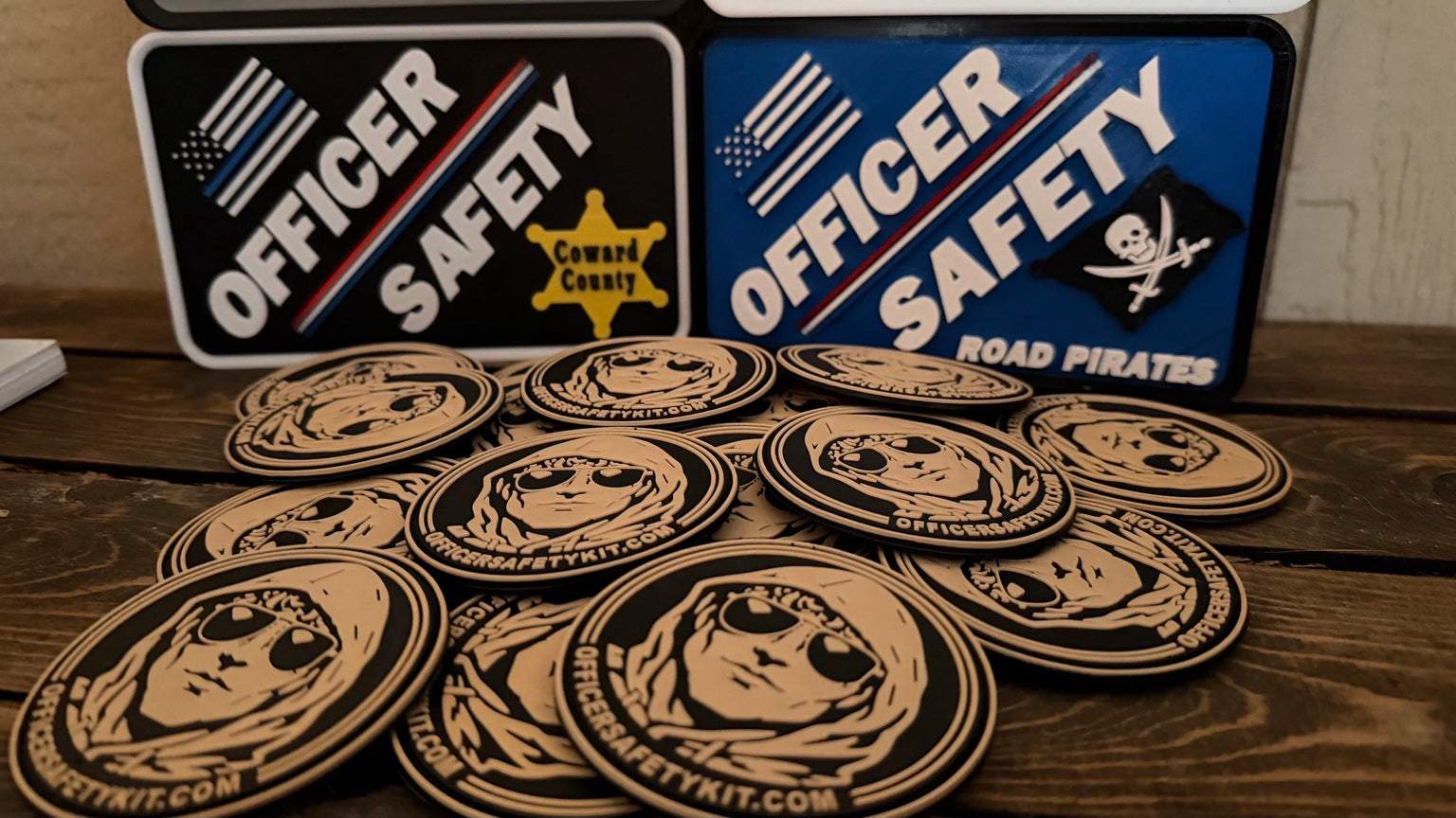 Officer Safety Kit contents and patch
